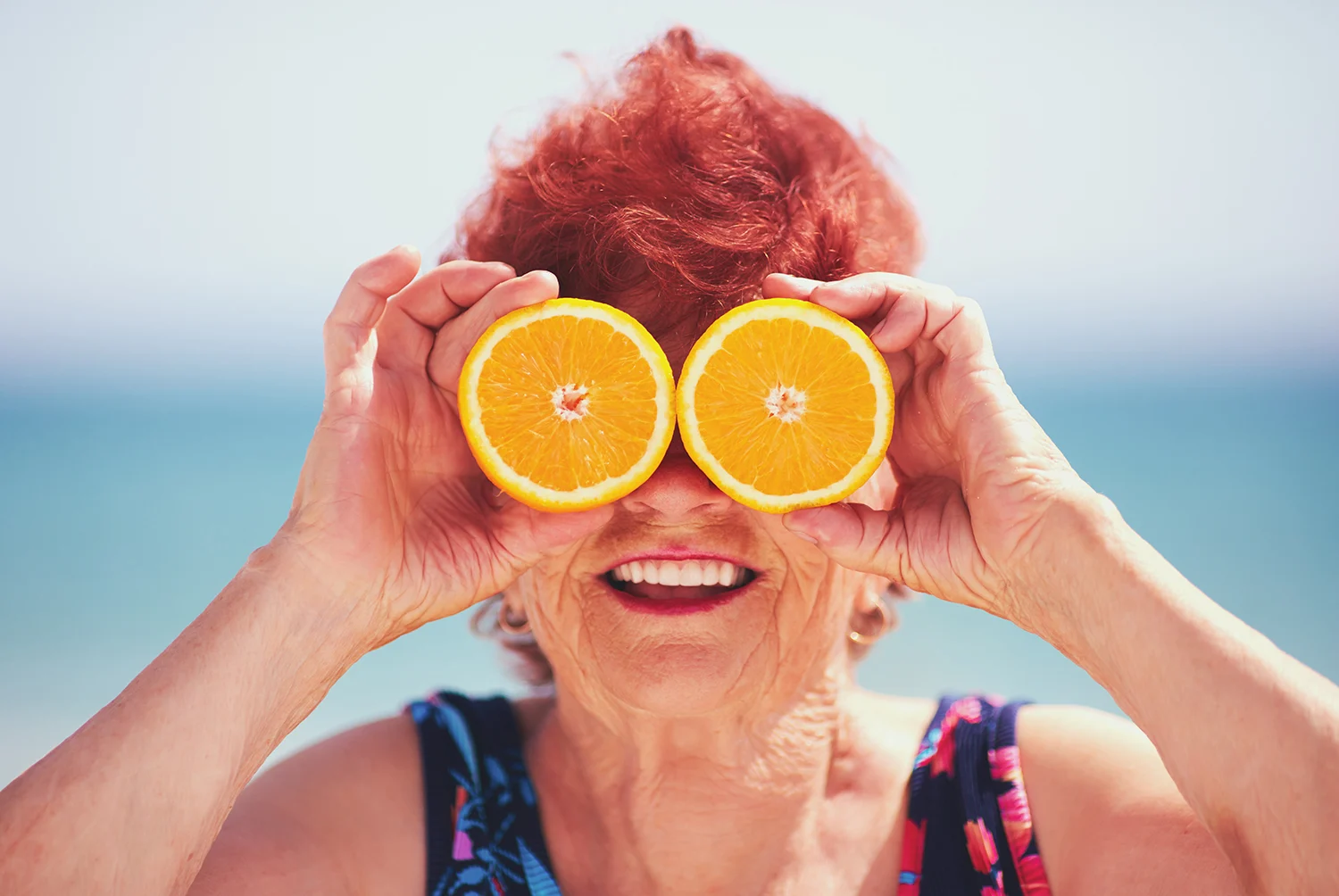 senior woman enjoying the summer with summer heat safety tips from The Sequoia senior living